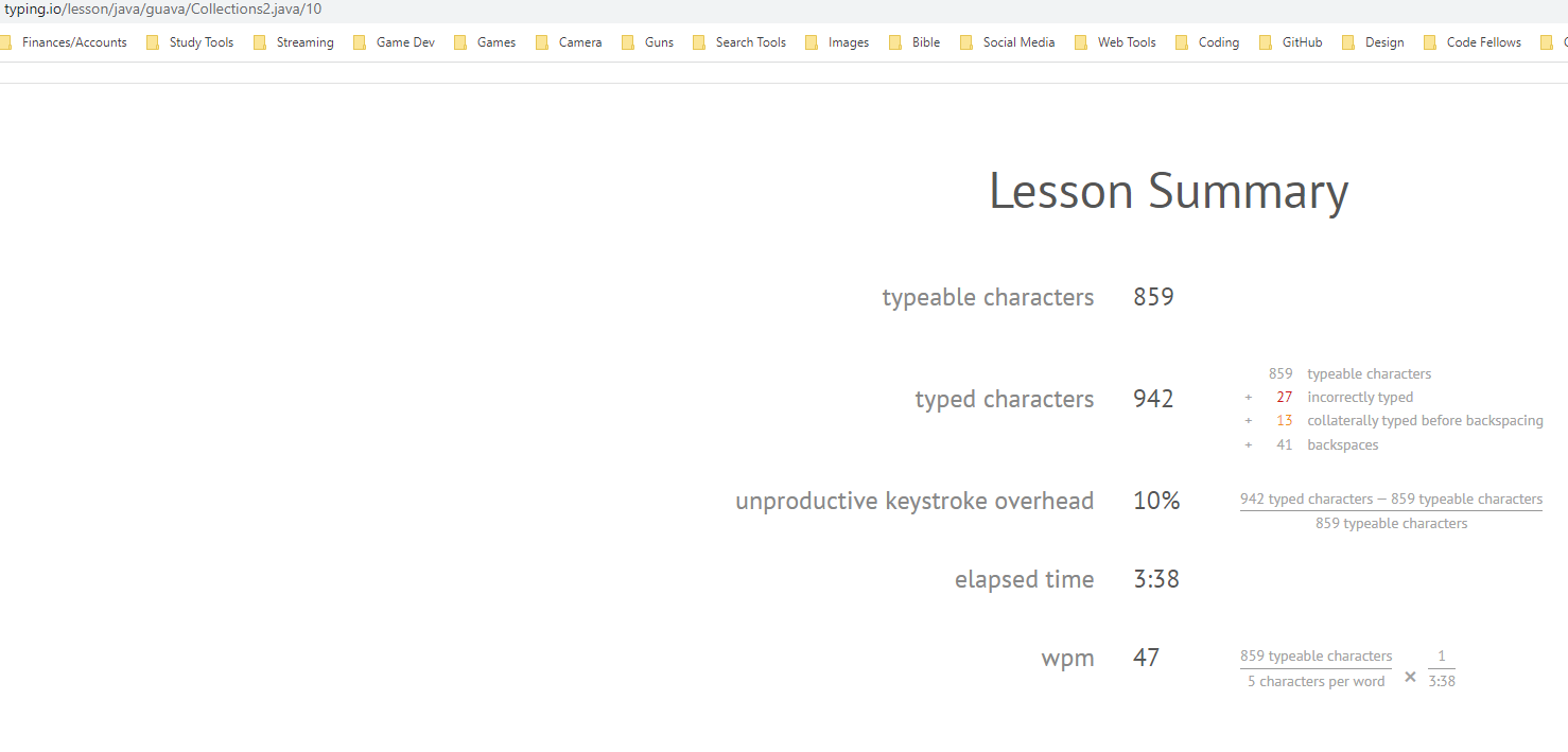 TypingLessonSummary10